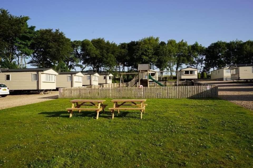 Wrights Retreat 4 Lunan View St Cyrus Caravan Park Saint Cyrus Exteriör bild