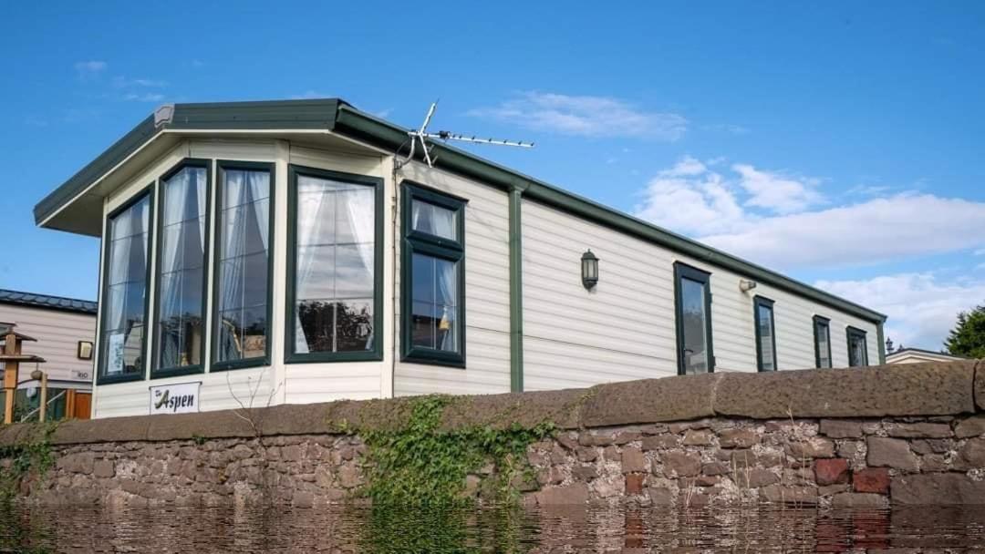 Wrights Retreat 4 Lunan View St Cyrus Caravan Park Saint Cyrus Exteriör bild